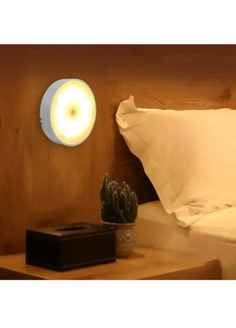 Светильник лампа фонарь ночник светодиодный настенный аккумуляторный с датчиком движения 8 LED 8,3х8,3х2 см (478114-Prob) Unbranded (302906686)