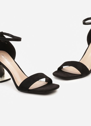 Жіночі босоніжки на підборах 1359 Чорні Kamengsi (327795950)