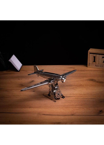 Коллекционная модель-конструктор Remarkable Douglas Самолет DC-3 механический (MT057) Metal Time (335054948)