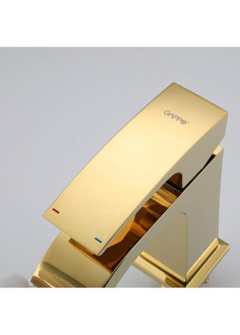 Смеситель для умывальника G1007-3, золото GAPPO (373267197)