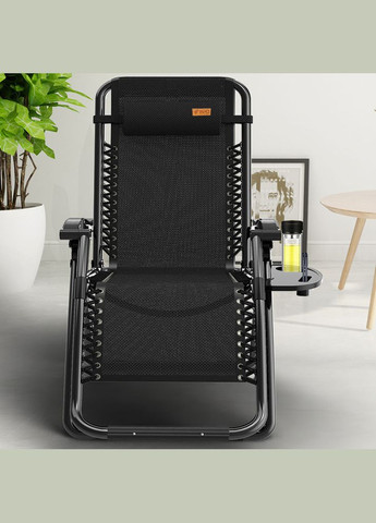 Раскладное кресло шезлонг садовый Zero Gravity R-03 + матрас WCG (342120577)