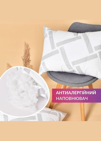 Набір подушок 2 шт 50x70 Elegantly подушка з блискавкою, штучний пух, м'яка подушка IDEIA (334726950)