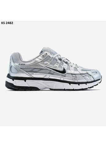 Серые летние кроссовки nike p-6000 silver найк п-6000 No Brand