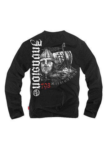 Лонгслів Dobermans Aggressive чорний кежуали бавовна