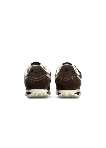 Кроссовки Nike No Brand Cortez W Brown Beige коричневые демисезоны (349447089)