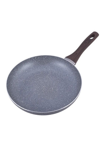 Сковорода 28 см алюмінієва антипригарним покриттям сірий мармур 4114 Kamille (282720779)
