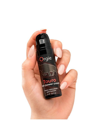 Крем для ерекції Touro Power Cream (15 мл) Orgie (317268289)
