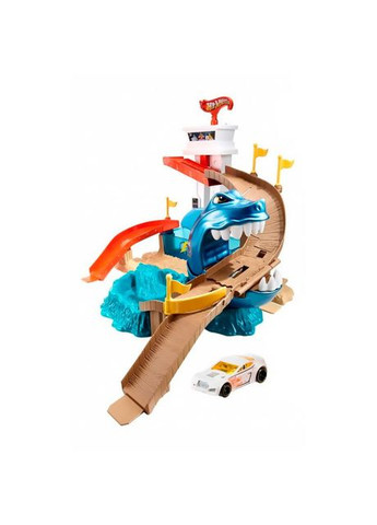 Автотрек Hot Wheels Охота на акулу Изменения цвета (BGK04) Mattel (304055565)