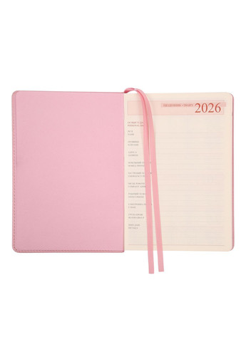 Щоденник А5 2026 Chiara 368 с Рожевий (252686) Leo Planner (362587946)
