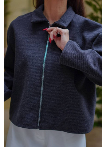 Графитовое демисезонное Женское стильное пальто оверсайз из турецкого кашемира — замеры в описании. Vione