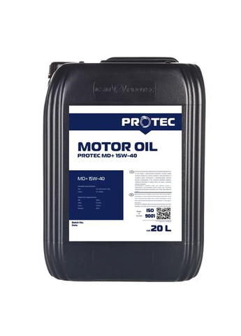 Моторное масло MD+ (20 л, 15W-40) минеральное (41123) Protec (294202356)