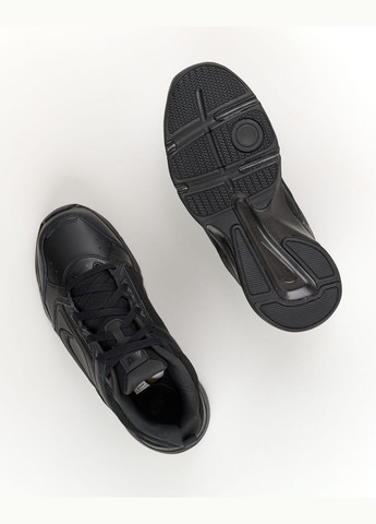 Черные всесезонные кроссовки мужские defy all day dm7564-002 весна-лето кожа текстиль черные Nike