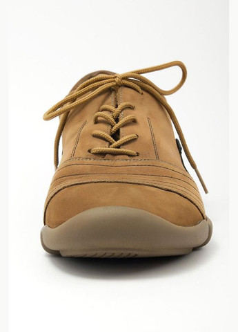 Бежевые всесезонные мужские кожанные кроссовки (30 см) бежевые (503) Binom