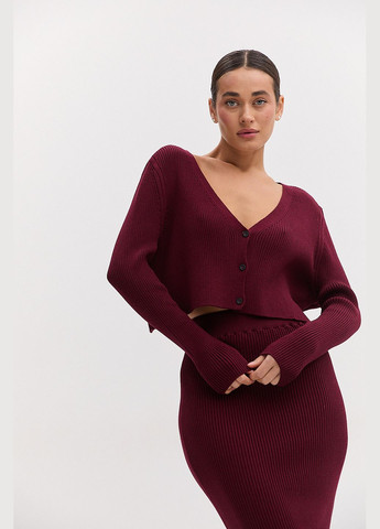 Жіночий в'язаний костюм зі спідницею та кардиганом Arjen (317235086)