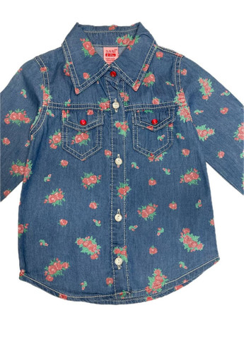 Синяя рубашка Sani