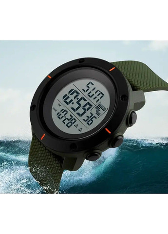 Чоловічий спортивний годинник 1213 dekker (Зелений) Skmei (314483123)