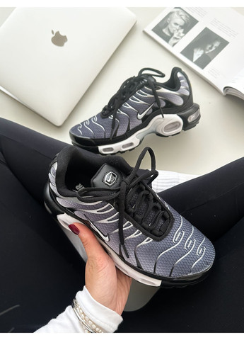 Кроссовки женские и мужские Nike Air Max TN Plus gray black | Найк Аир Макс ТН плюс серые черные No Brand серые демисезоны (351871634)