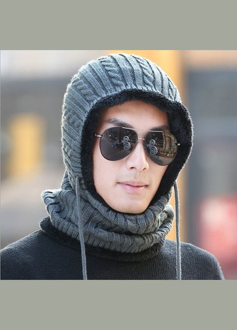 Шапка Teburya багатофункціональна Сіра (104055) No Brand (329443992)