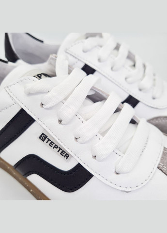 Білі кеди (р) шкіра/замша 0-1-1-8546 Stepter