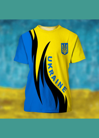 Синяя мужская футболка флаг Яскраво