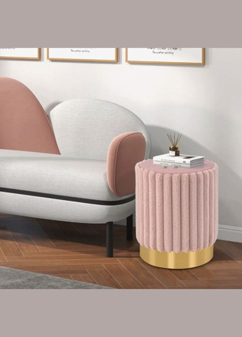 Пуф Rosa велюровий на металевій основі Costway (362028009)