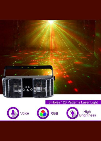 DJ-717 LED, 120 візерунків, RGB, cвітломузика з пультом Energolux (317196508)