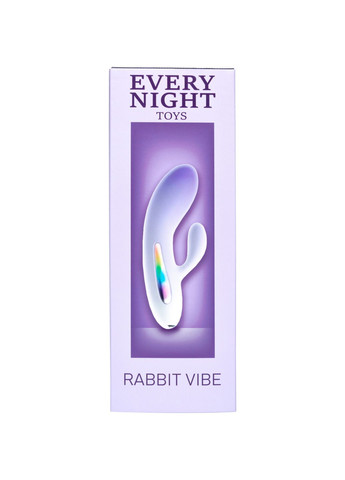 Мини вибратор кролик с цветным светодиодом, 7 режимов вибрации, градиент Odeco (318448054)