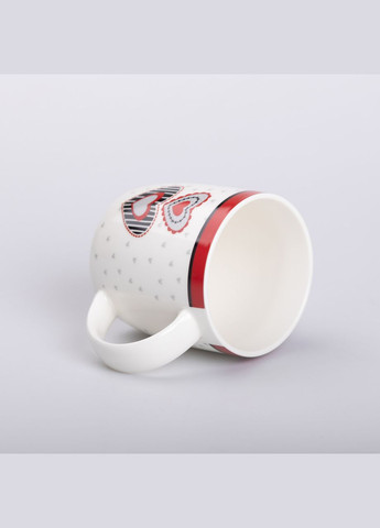 Чашка керамічна I love you 400 мл, білий Ceramic (322855557)