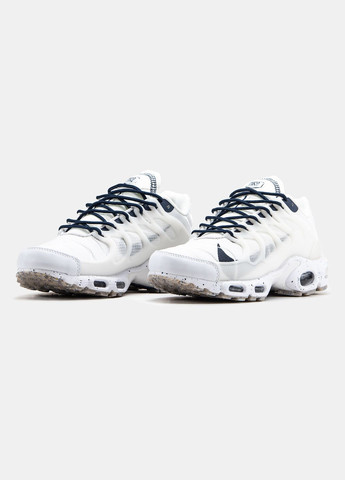 Белые демисезонные кроссовки мужские nike air max tn plus terrascape white | найк аир макс тн плюс белые No Brand