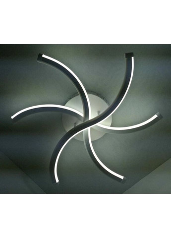 Люстра светодиодная потолочная LED светильник для квартиры на потолок лэд 25094 Белый 12х58х58 см. Sunnysky (324396515)