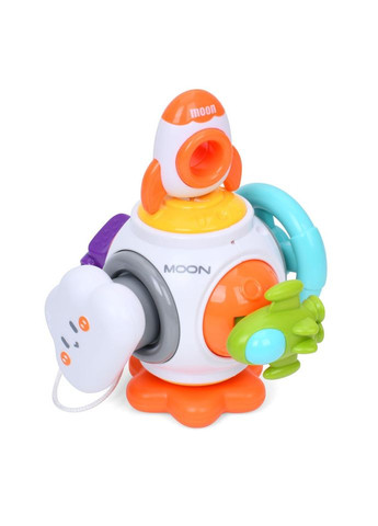 Бізіборд-брязкальце "РАКЕТА" 99-17 рухомі деталі, тріскачка Bambi (336331651)