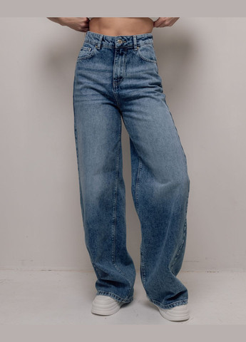 Джинсы женские светло-синие Zeo Basic - (322743695)