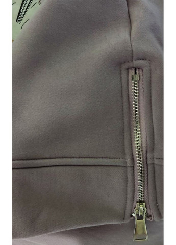 Комбінований жіноча толстовка з принтом утеплена високоякісним флісом м/xl малюнок (368236989)