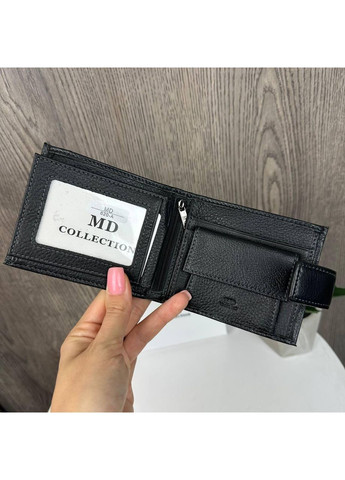 Мужской кожаный кошелек портмоне натуральная кожа для документов и денегный кошелек MD (363021928)