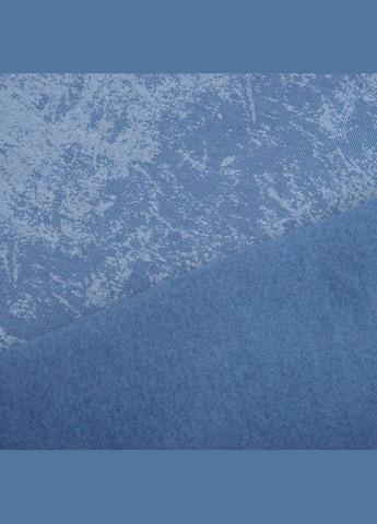 Ткань трикотаж тринитка Мрамор флис, 310 г/м2, 180 см голубой IDEIA (307063025)