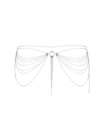 Цепочка трусики или бюст Bijoux Indiscrets Magnifique Waist Chain - silver, украшение на тело No Brand (303890032)