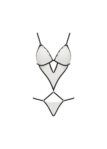 Комбинированный демисезонный боди монокини orihime body white, /m Passion