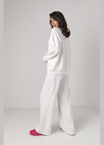 Спортивний костюм з прямими штанами та світшотом - чорний Lurex (300591834)