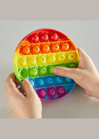 Іграшка-фіджет Англійський алфавіт (6 штук) попіт, Alphabet Sensory Bubble Poppers, Pop Fidget Toys for Kids hand2mind (342374328)