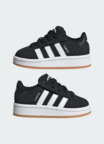 Черные всесезонные кроссовки campus 00s comfort closure elastic lace adidas