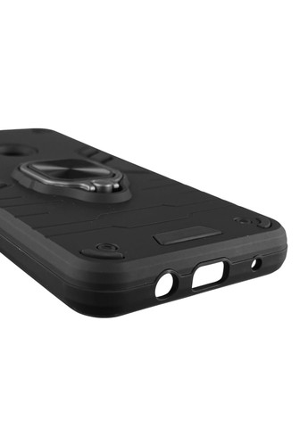 Чохол для телефона Spark 7 (KF6n) броньований з магнітним кільцем-тримачем на техно спарк 7 чорний Tecno (366233311)