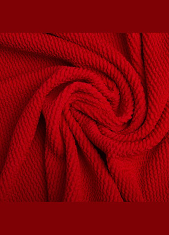Тканина трикотаж біфлекс фактурний гофрований жатка червона IDEIA (275870560)