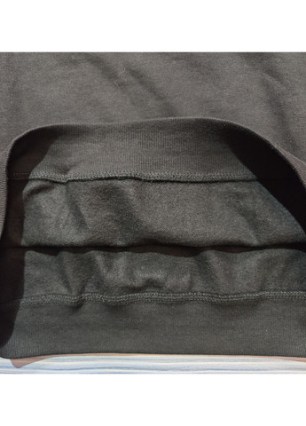 Gemo подростковый свитшот для девочки утепленный 14 лет 164 черный надпись черный спортивный, повседневный хлопок, полиэстер