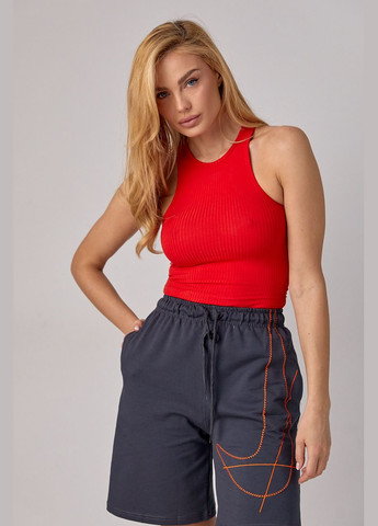 Майка трикотажная в рубчик Liton — 296469658