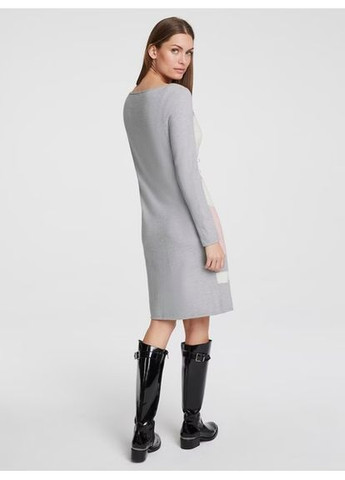 Комбинированное платье платье-свитшот Rick Cardona с геометрическим узором