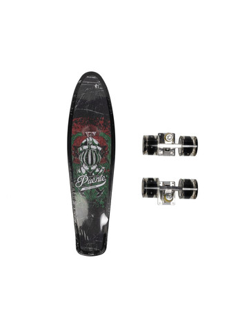 Скейт Пенні борд для дітей MS 0298-1_2 Скейтборд зі світними колесами ABEC 7 алюмінієва підвіска Profi (338854620)