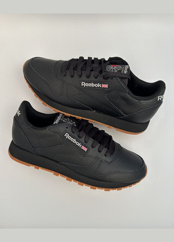 Чорні всесезон кросівки classic Reebok