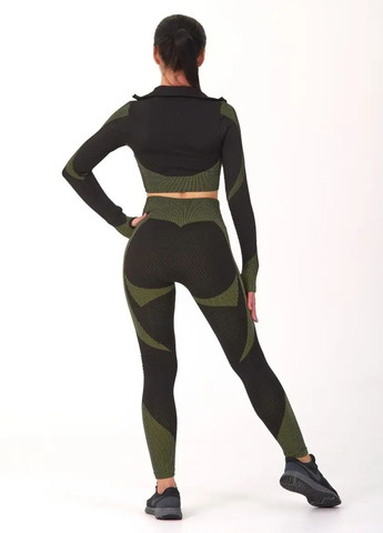 Спортивний костюм трійка: топ, рашгард та лосини 3 в 1 (70059) FitFiesta (329193868)