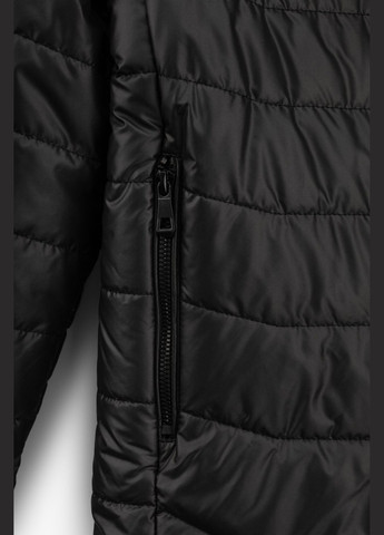 Черная демисезонная куртка для мальчика a01 158 см черный shop (2000991000605) Dinomin