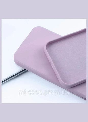 Силіконовий чохол для Poco X6 Pro Бузковий мікрофібра soft touch Xiaomi (322211778)